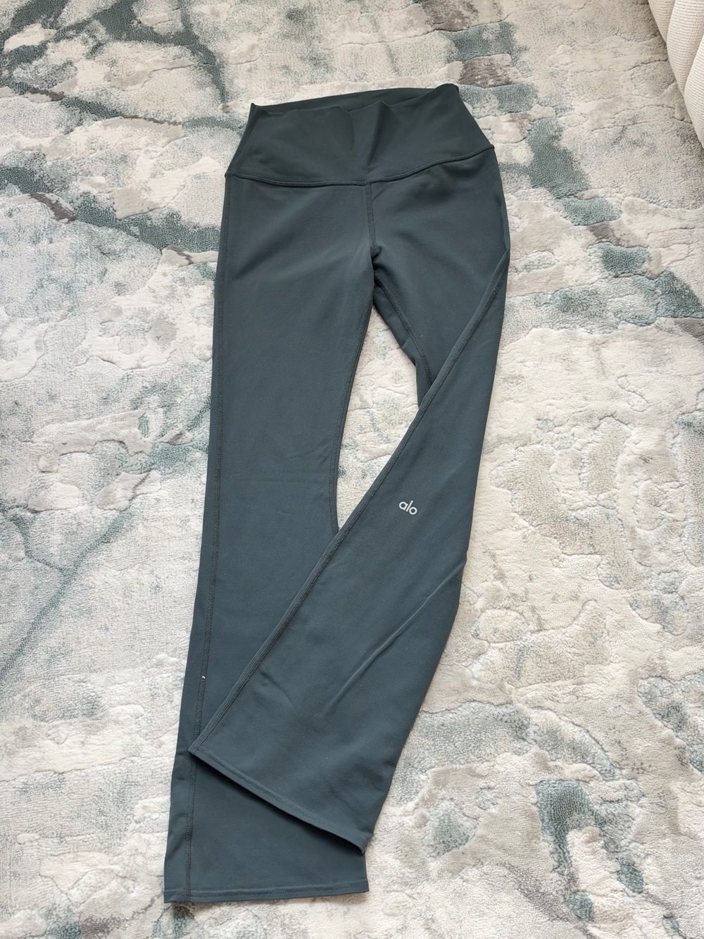 Alo women High-Waist Yoga Pants in Dark Slate